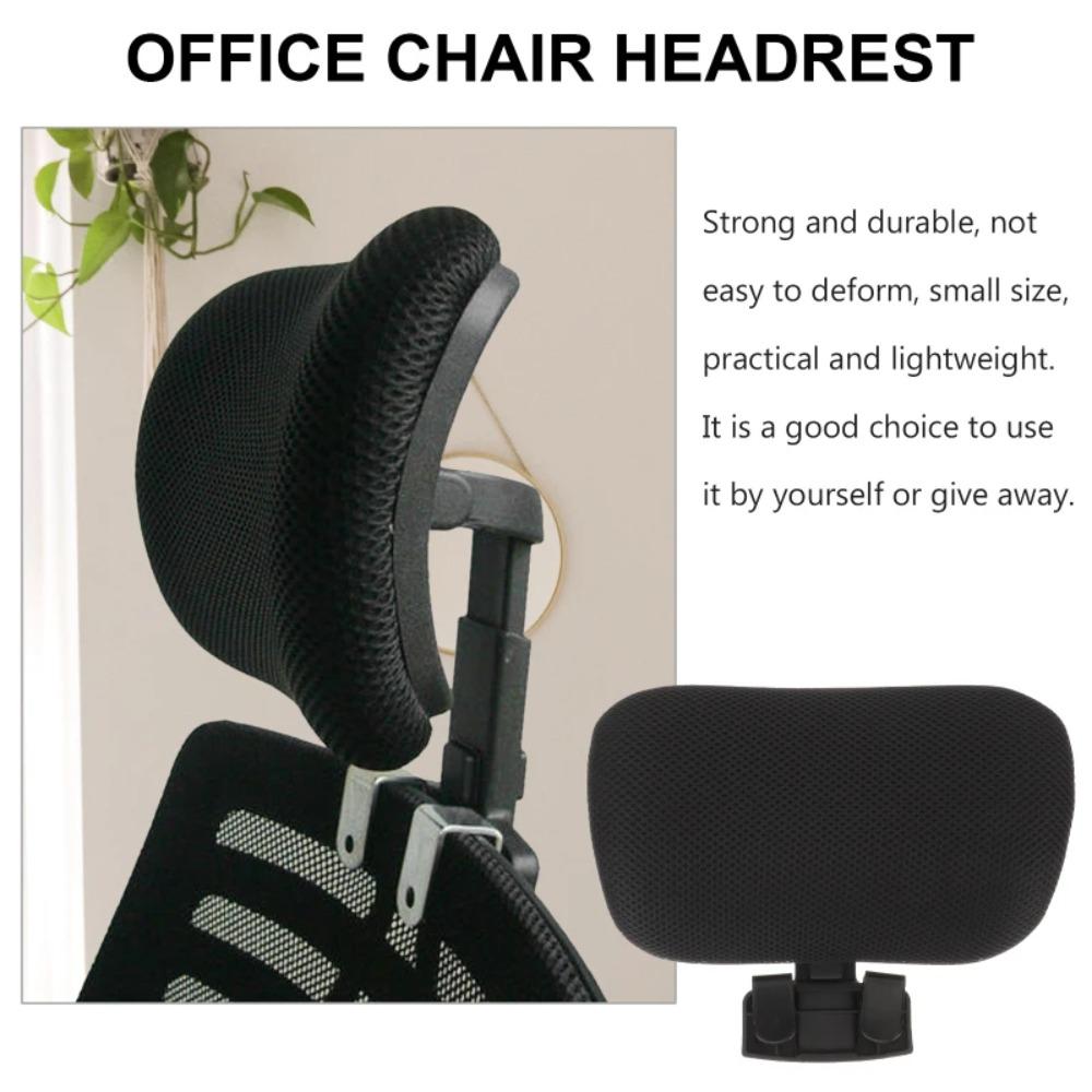 Black Lift Headrest Plastic Office Chair Head Pillows Computer Chair Headrest  Neck Protection