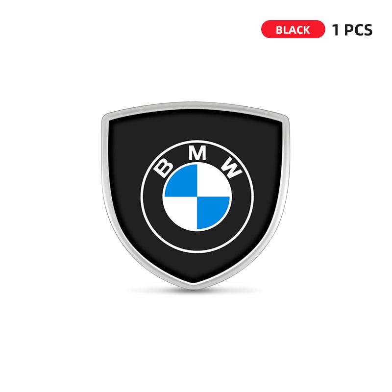 3D Metal Car Body Fender Emblem Shield Stickers Decor Auto Accessories For BMW 2 Series F22 F23 F45 F46 F87 F44