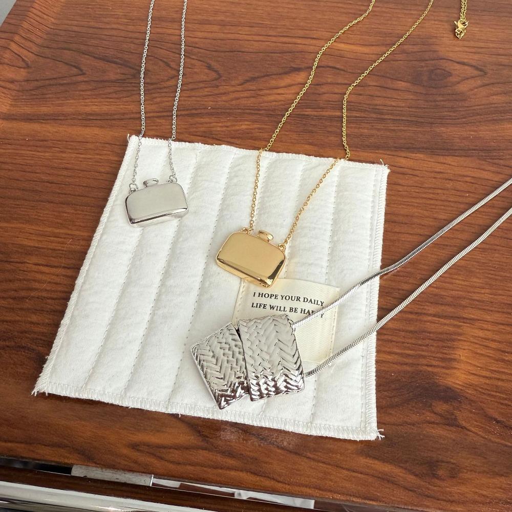 Темпераментная квадратная бутылка, цепочка на шею, элегантное модное украшение, длинная цепочка для свитера, друзья