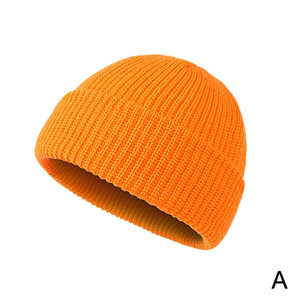 Теплая и повседневная зимняя вязаная шапка, шапки-бини, Skullies, пара, спортивная уличная шапка-тюбетейка, шапки-бини, толстые V6Y1