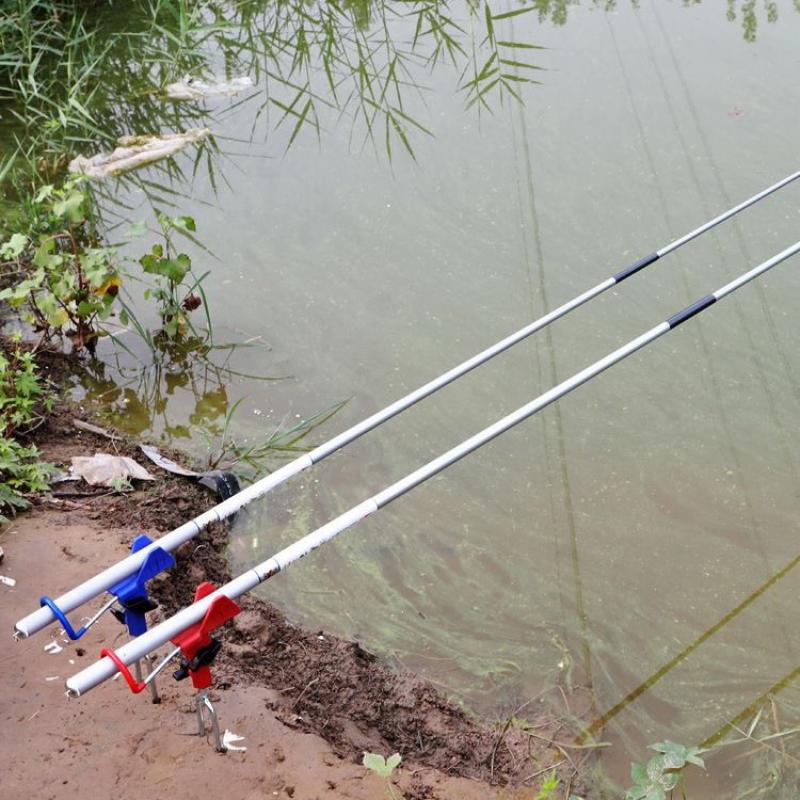 1 шт. Регулируемый на 360 градусов держатель для удочки из алюминиевого сплава, складная подставка для удочки для поддержки на месте ловли