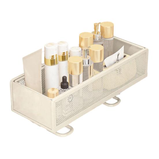 Корзина-топпер для бачка унитаза, органайзер для ванной комнаты, стеллаж для хранения над унитазом, компактная сетчатая полка над бачком для хранения мелочей в маленькой ванной комнате