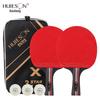 Hui Sheng Samsung High Elasticity Pure Wood Penhold Table Tennis Racket Set