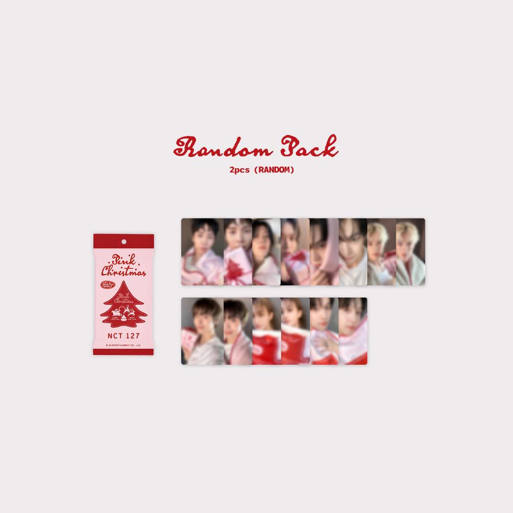 Предварительный заказ NCT 127 2024 Pink Christmas Photo Card Random Pack