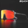 SCVCN Fashion HD Sunglasses Men Women Luxury Glasses Outdoor Sports Runing Drving Shades Racing UV400 MTB Bike Cycling Eyewear