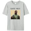 Funny Kanye West Meme T-Shirt Men's Vintage Hip Hop Rap Style T-shirt Men Women Cotton Short Sleeve Oversized T Shirt Streetwear