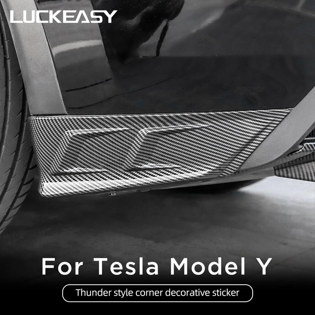 Для Tesla Model Y-2023 Автомобильный задний бампер, защита углов, модификация, защита от столкновений, декоративные аксессуары
