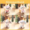 Soft Dog Small Plush Keychain Cute Cartoon Bag Accessory Children Doll Gift