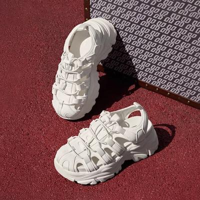 Сандалии для прогулок на открытом воздухе, женские летние новые универсальные туфли, женские легкие мягкие спортивные сандалии на платформе Daddy