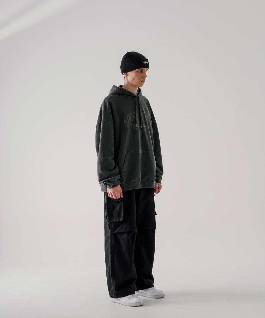 EZKATON Staff Cargo Pants Black Kmlp6726