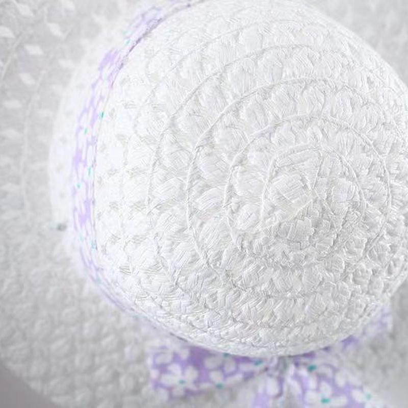 Платье для маленьких девочек, летняя детская одежда, шляпа на бретельках с милым бантом и цветочным принтом, майка, юбка