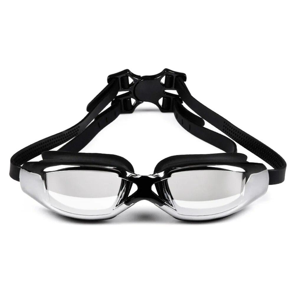 Профессиональные взрослые противотуманные линзы с защитой от ультрафиолета для мужчин и женщин, водонепроницаемые регулируемые силиконовые очки для плавания