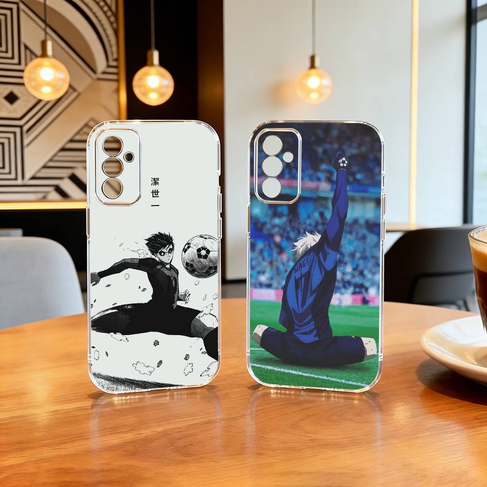Аниме B-blue L-Lock Чехол для телефона для SamsungA10,12,20,21S,30,31,40,50,51,52,70,71 Прозрачная крышка