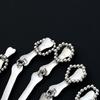 Unisex Elastic Metal Skeleton Linked Hand Chains Halloween Punk Style Bracelet Ornaments