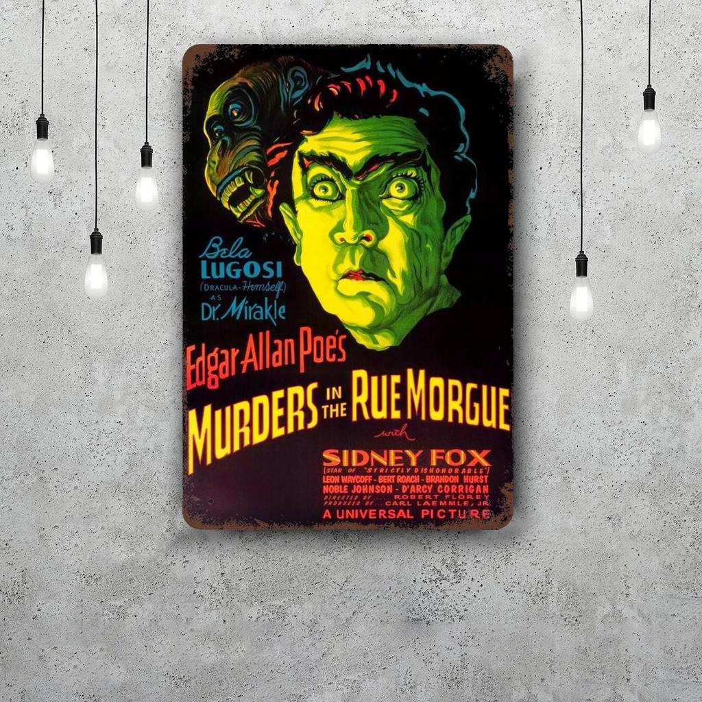 bela lugosi dracula actor Tin Sign Home Decor Wall Decor Art Wall Mural Room Decoration Decor Retro Metal Sign Plate Bar Posters