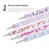 5Pcs/Set Nail Pen Long Lifespan Easy To Use Acrylic Double-Head Nail Art Drawing Liner for Beauty