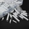 200 Pcs Stainless Steel Metal Tension Springs Replacement Kit Spring Coil Tension Spring  Household