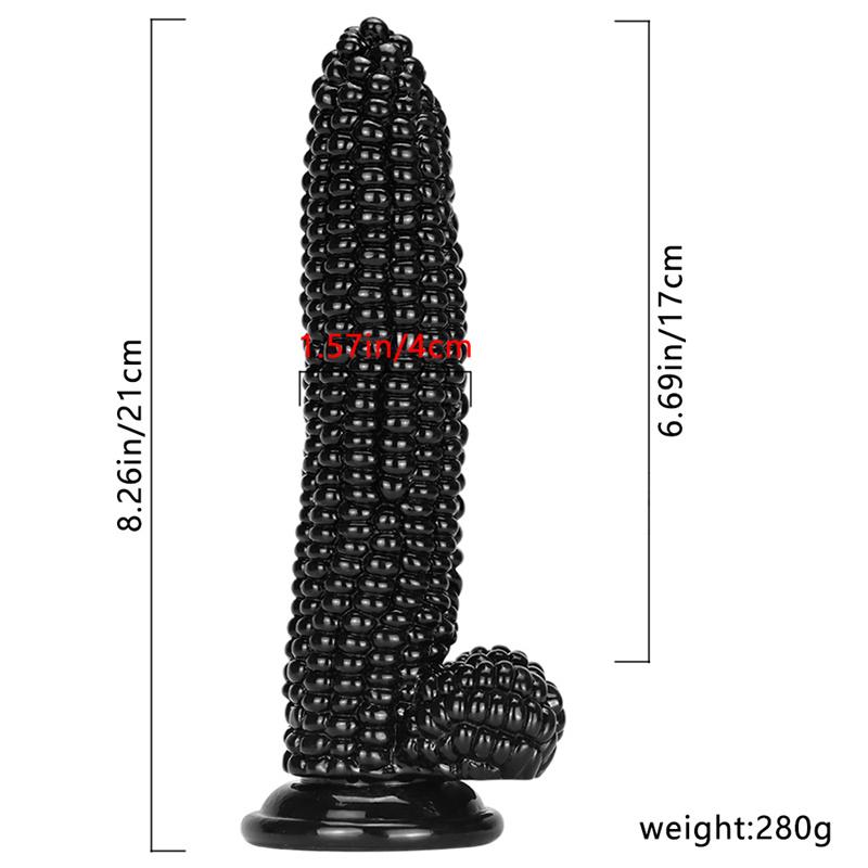 Кукурузный пенис, анальная пробка, растительный пенис, имитация большого фаллоимитатора, товары для взрослых, женское устройство для мастурбации, секс-товары для взрослых