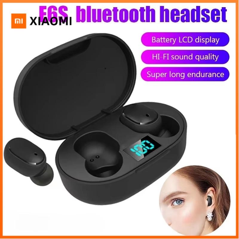 Xiaomi E6S TWS Bluetooth наушники беспроводная Bluetooth гарнитура шумоподавляющие гарнитуры с микрофоном наушники для Xiaomi iphone