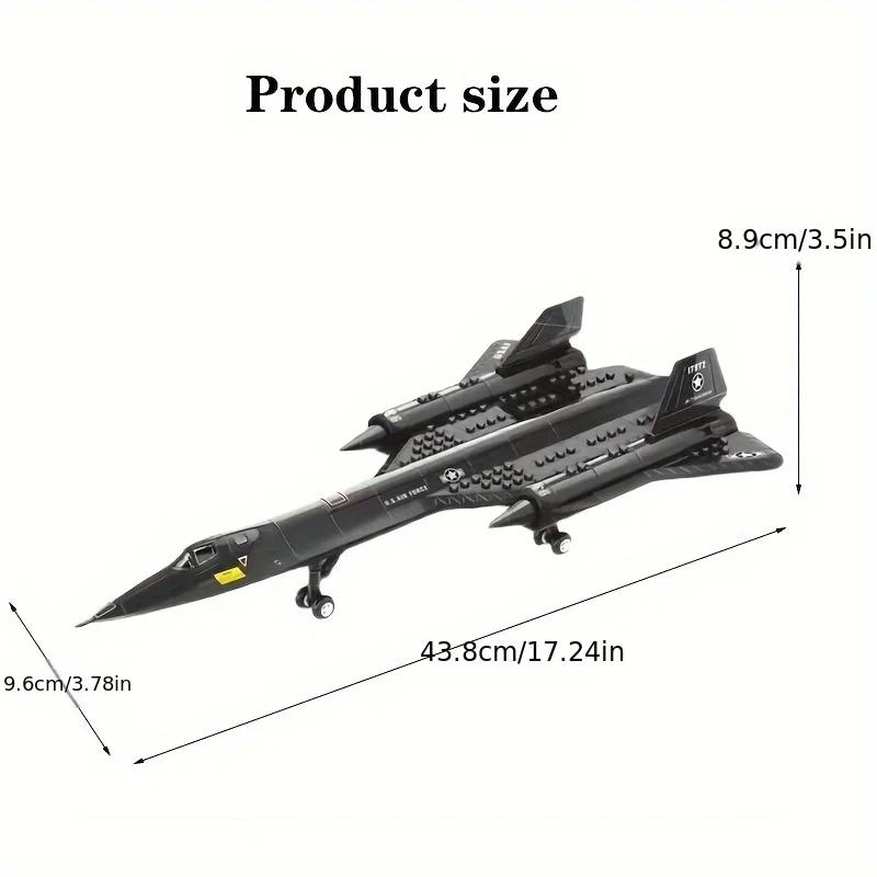 183 шт. Военный SR-71 Blackbird Разведчик маленькие технические блоки, коллекционные блочные игрушки на Хэллоуин, рождественские подарки