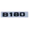 3D ABS Chrome Black Car Rear Trunk Emblem Badge Stickers For Mercedes Benz B160 B180 B200 B220 B260 W245 W246 Accessories PP5