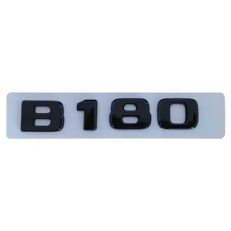3D ABS Chrome Black Car Rear Trunk Emblem Badge Stickers For Mercedes Benz B160 B180 B200 B220 B260 W245 W246 Accessories PP5