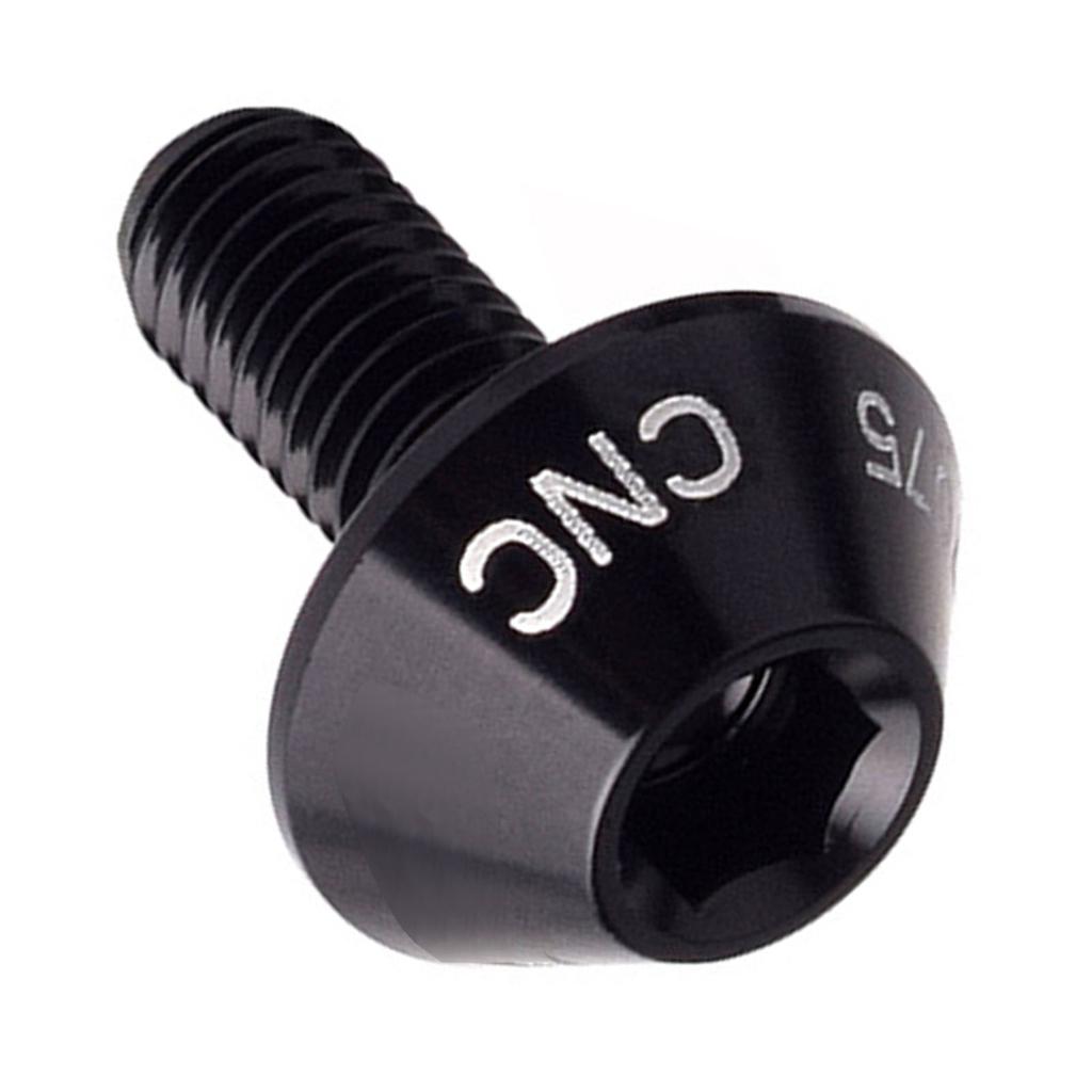 Винты для флягодержателя M5x12 Алюминиевый сплав Винты для держателя фляги для дорожных и горных велосипедов