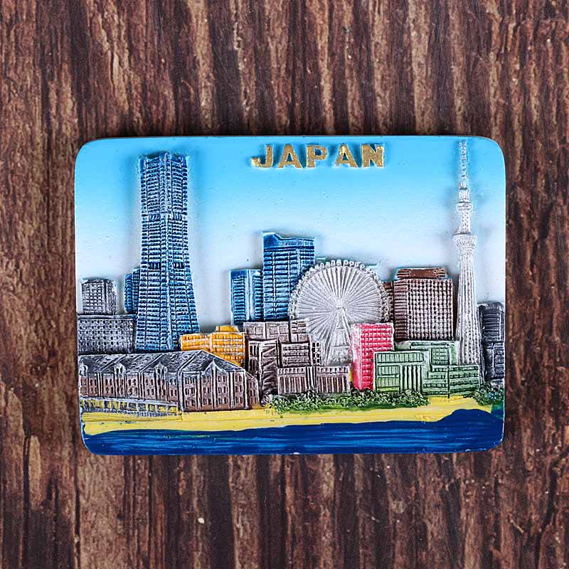 Корея девушка карта Япония Архитектура Мальдивы 3d магнит на холодильник Гавайи пляж Америка США туризм сувенир коллекция подарок домашний декор