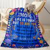 Best Mom World Blanket Soft Warm Cozy Great for Livingroom Office Chair Chair Four Seasons Multipurpose Stylish Decor Gifts For Family Or Friends