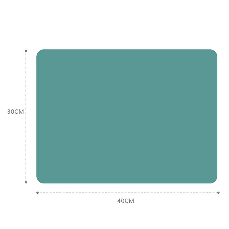 15.75"X11.81" Очень большой водонепроницаемый силиконовый коврик для стола пищевого класса, термоизоляционный, нескользящий, моющийся, для кухни, для обеда