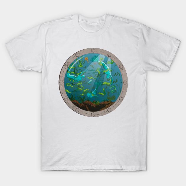 Женская футболка Сирены Принт Харадзюку Каваий Футболка Летняя с коротким рукавом Женская футболка Топ