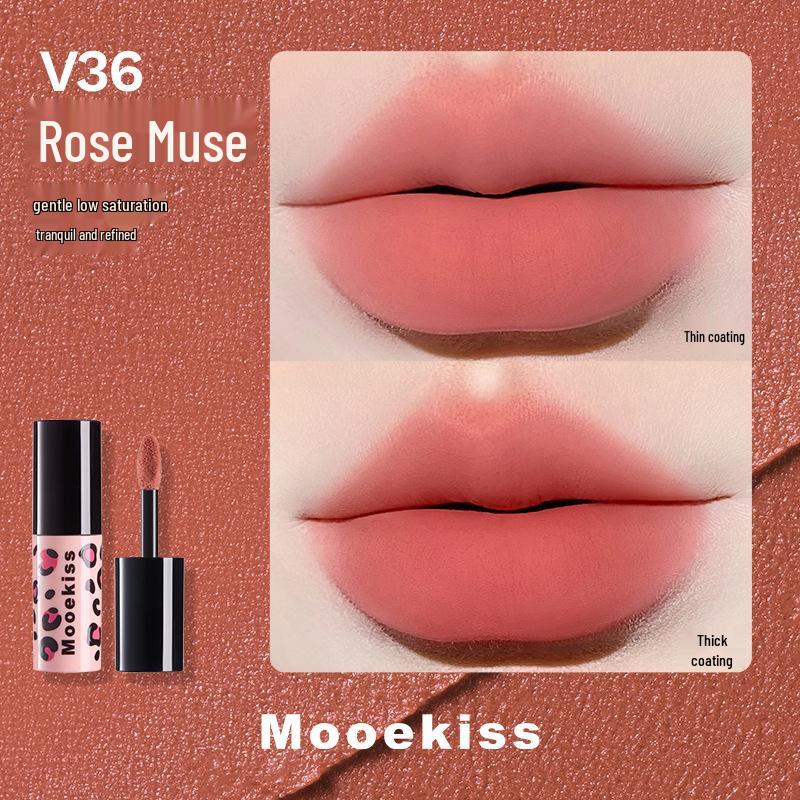 Mooekiss Матовая кремовая помада для губ V07/V12/V04 - Нелипкий бархатный блеск для губ