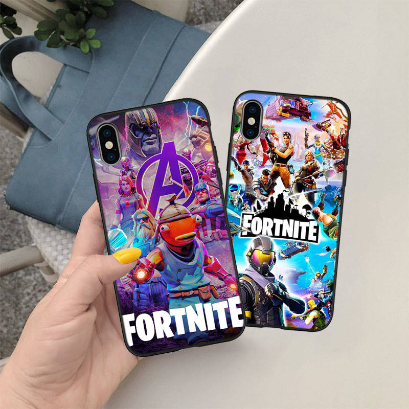 Чехол для телефона ED20 F-Fortnites для iPhone 6 6s 7 8 11 12 13 14 15 XS Pro Max XR X SE Samsung S20 S21 S22 S23 S24 FE Ultra Plus Lite S21S A55