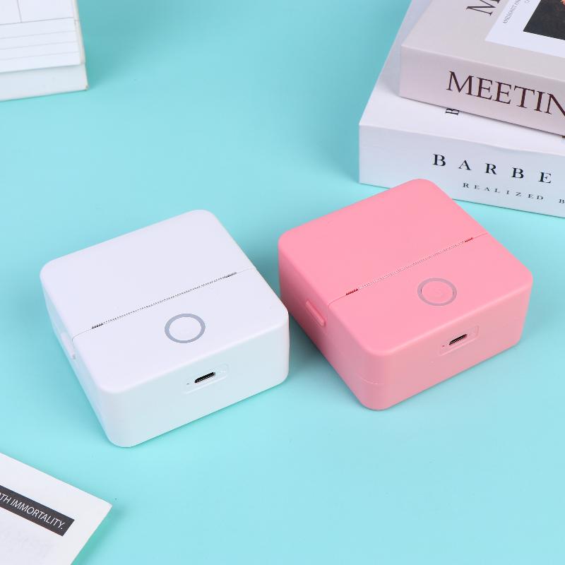 Мини-принтер для наклеек, Бесчернильный термопринтер, Карманный Bluetooth-принтер Для Хэллоуина Рождественский подарок Для фото-заметок Impressora