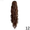 XINRAN Synthetic Long Wavy Ponytail Hair Extensions Claw Clip In Ponytail Hairpiece Natural Black Brown Hair For Women Cosplay Wear