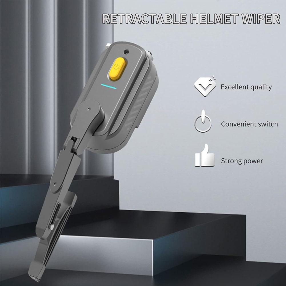 Мотоциклетный шлем USB умный электрический стеклоочиститель многофункциональный открытый стеклоочиститель безопасный для вождения шлем автомобильный электрический в реальном времени V7Q4