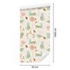 Colorful Animals in the Garden Wallpaper for Living Room and Bedroom 50x1000