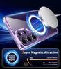 For Samsung Galaxy S26 Ultra S25 Plus Magnetic Phone Case with 2 Glass Screen Protectors MagSafe Non-Yellow Anti-Shock Transpare