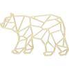 Wooden Christmas Ornament Bear Origami Spirit 18 Cm
