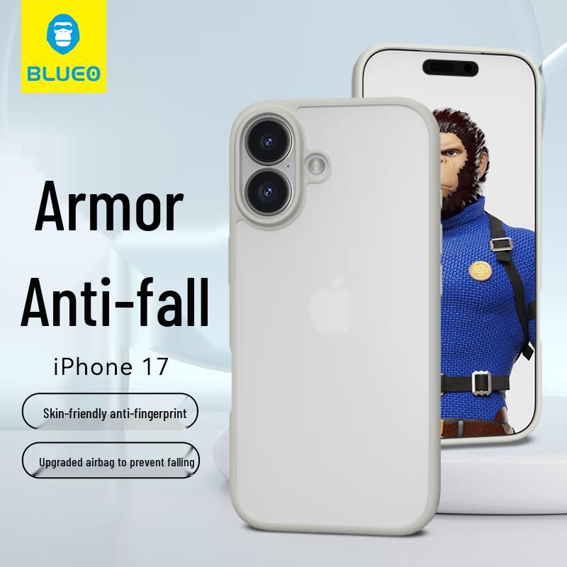 Легкий матовый противоударный чехол для iPhone 17