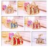 Rhinestone Jewelry Handbag Keychain - Cute Metal Bag Pendant for Cars & Accessories