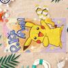 Cute Smile Pokemon Spirit Beach Towel Large Quick-drying Towel Suitable for Seaside Pool Sport Gym Yoga Home Towel