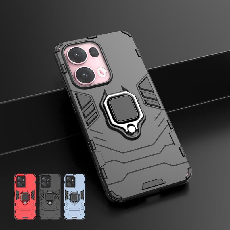 Для OPPO Reno 13 Pro 5G чехол противоударный бронированный магнитный держатель кольцо чехлы для Reno13 Pro Reno13Pro защитный чехол
