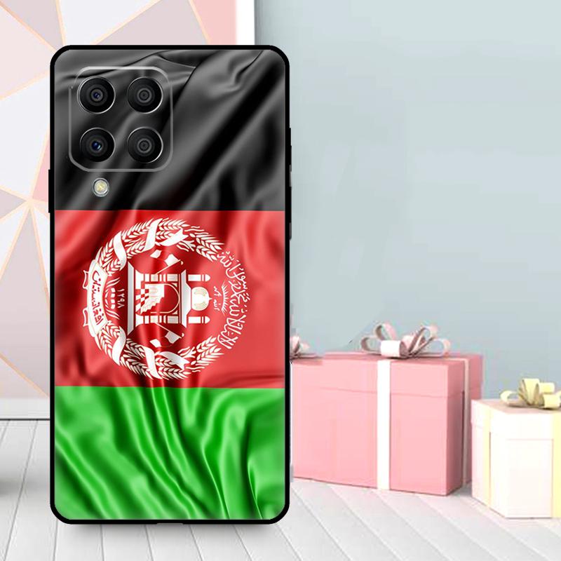 Флаг Афганистана Чехол Для Samsung Galaxy M16 M31 M21 M13 M33 M53 M15 M35 M55 M36 M56 M12 M32 M52 M14 M34 M54