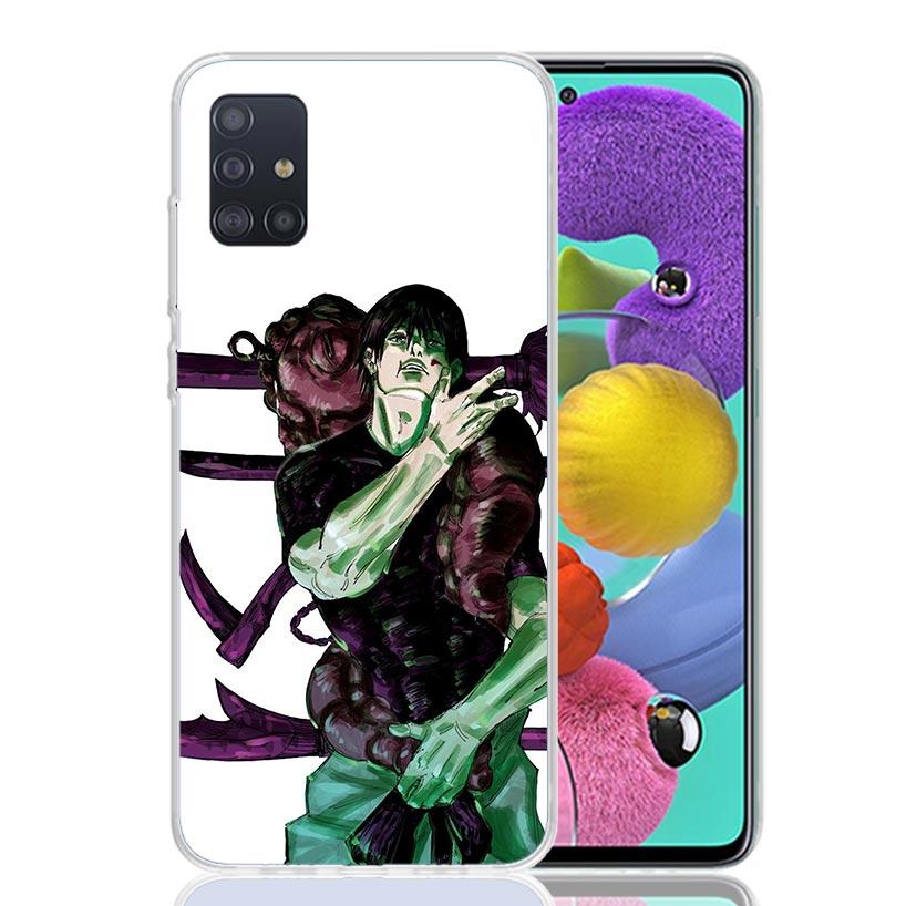 Чехол для телефона JujuKaisen Фушигуро Тодзи Для Samsung Galaxy A52 A32 A22 A12 A02S A50S A30S A51 A31 AA71 Note 20 Ultra 10 S10 Plus Ga