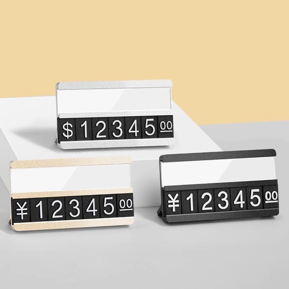 DIY цифровая бирка золотая/серебряная/черная товарная бирка простая полочная этикетка магазин