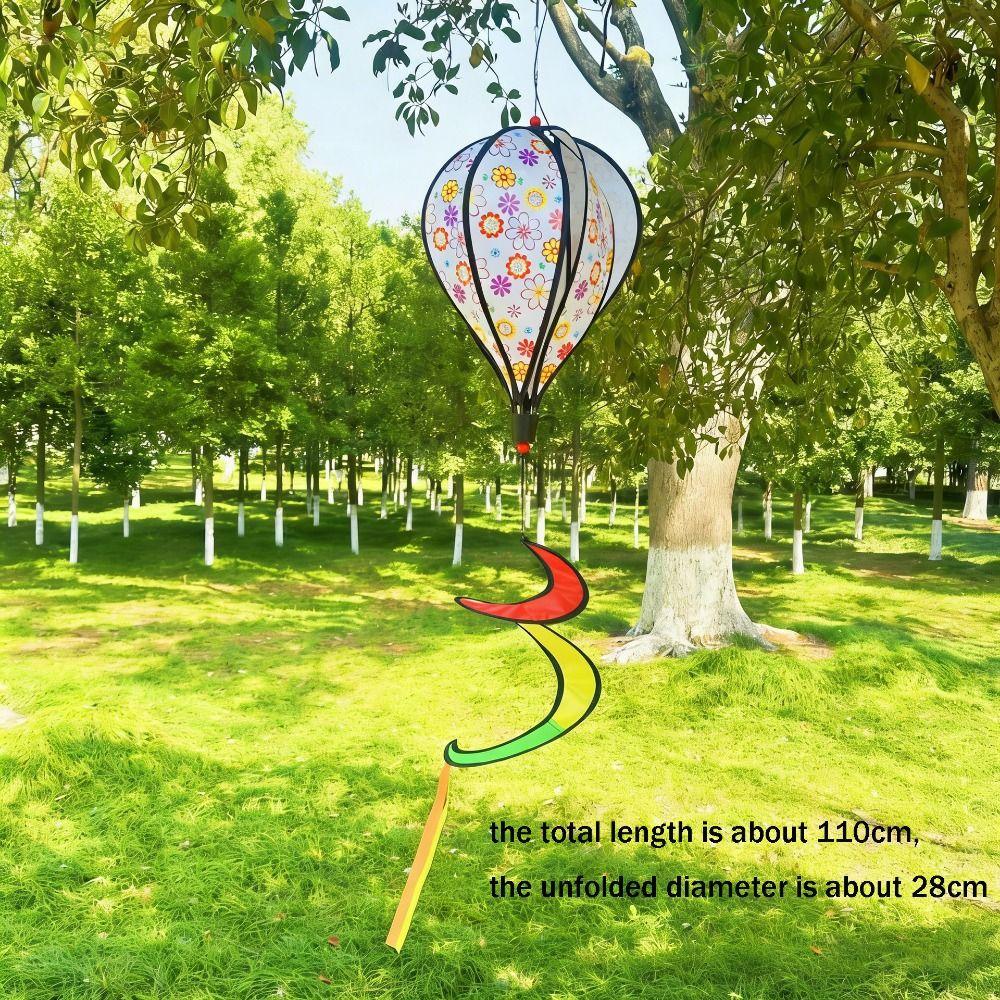 PVC Hot Air Balloon Wind Spinner Multistyles Outdoor Windmill New Festival Celebration Balloon