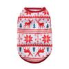 Christmas Dog Clothes For Small Dogs Cats Cute Elk Print Vest Puppy Costume Kitten Shirt New Year Pet Outfits Chihuahua French Bulldog
