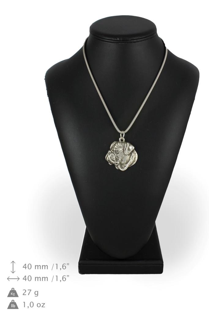 Bullmastiff II - Dog necklace, unique jewellery for the dog fan, unique adder pendant by Art-Dog brand
