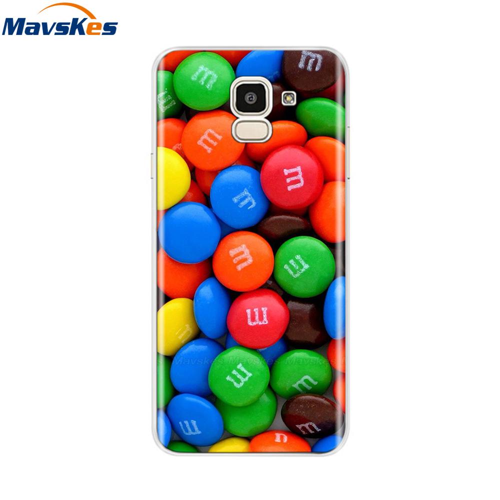 Чехол для Samsung Galaxy J6 2018 Мягкая задняя крышка из ТПУ-силикона sДля Coque Fundas Samsung J6 2018 J6 Plus 2018 Мягкие чехлы для телефона